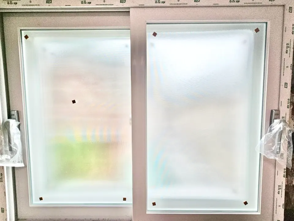 교체를 마친 이중창 정면